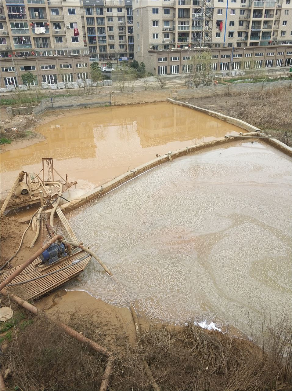 郑州沉淀池淤泥清理-厂区废水池淤泥清淤